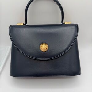 MILA SCHON Leather Bag with Top Handle